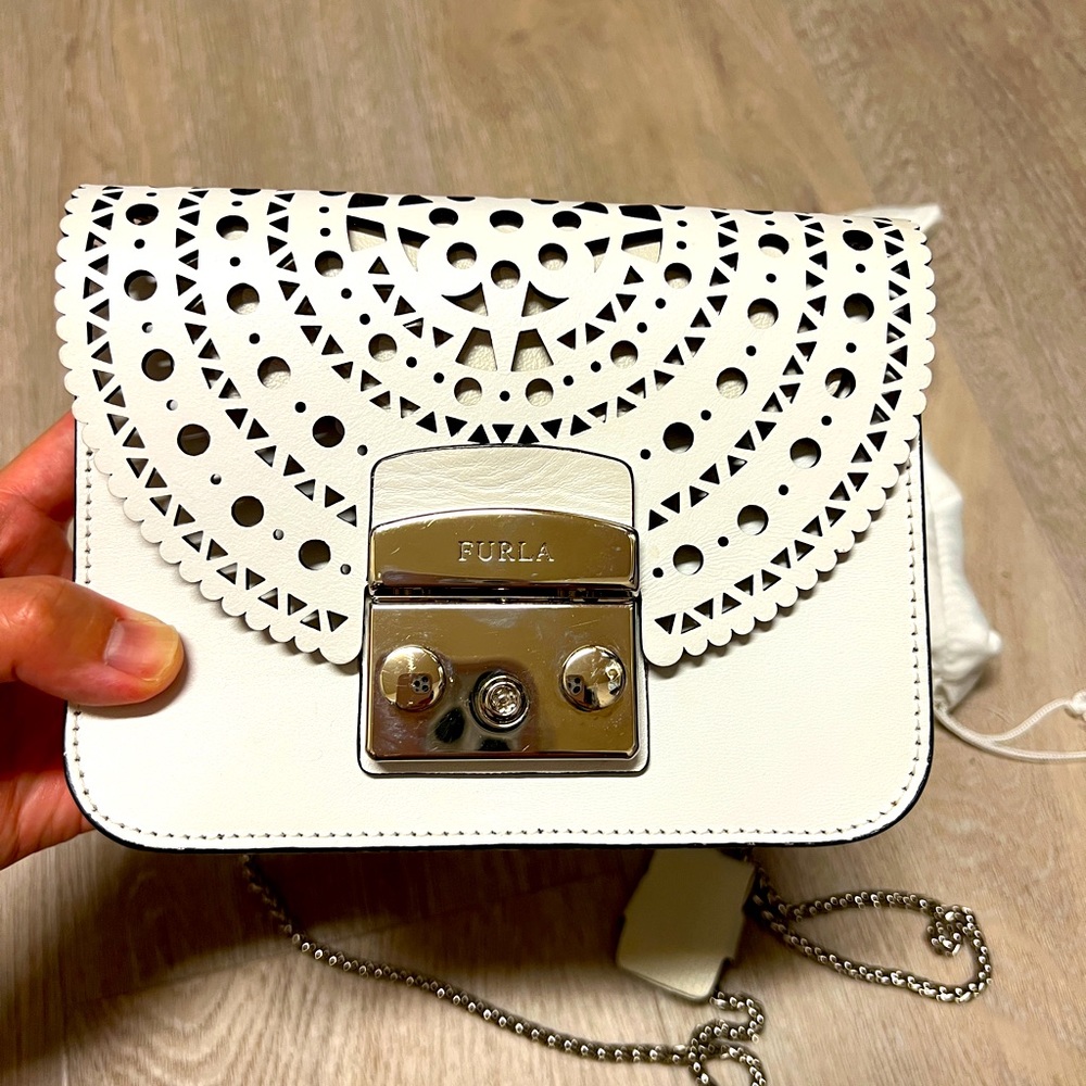 Furls leather mini crossbody bag